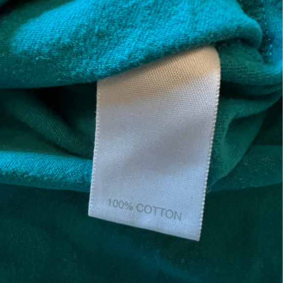 Women’s Avenue V-Neck Short Sleeve Tee Jade Green - Picture 3 of 3